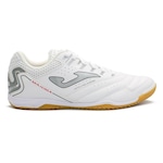 Chuteira Futsal Joma Maxima - Adulto BRANCO/PRATA