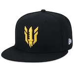 Boné Aba Reta New Era 59Fifty Free Fire - Fechado - Adulto PRETO