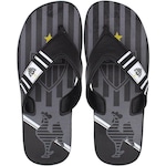 Chinelo de Dedo do Atlético Mineiro Danper Galo - Masculino PRETO/BRANCO