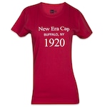 Camiseta Baby Look New Era Buffalo NY 1920 - Feminina VERMELHO