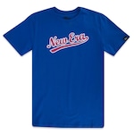 Camiseta New Era Regular Manga Curta - Infantil AZUL ESCURO