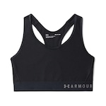 Top Under Armour Mid Keyhole PRETO