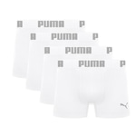 Kit Cuecas Boxer Puma Microfibra sem Costura - 4 Unidades - Adulto BRANCO