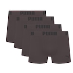 Kit Cuecas Boxer Puma Microfibra sem Costura - 4 Unidades - Adulto CHUMBO