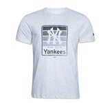 Camiseta New Era MLB New York Yankees Core Flaw - Masculina CINZA