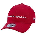 Boné Aba Curva New Era 9Forty A-Frame Mibr - Strapback - Adulto VERMELHO