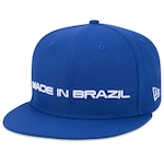 Boné Aba Reta New Era 9Fifty Mibr - Snapback - Adulto AZUL ESCURO