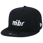 Boné Aba Reta New Era 9Fifty Mibr - Snapback - Adulto PRETO