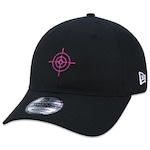 Boné Aba Curva New Era 9Twenty Mibr - Strapback - Adulto PRETO