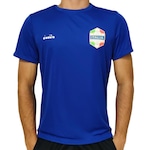 Camisa Itália Diadora Bandeira - Masculina AZUL