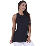 Camiseta Regata Orbis Fitness Recortes - Feminina PRETO