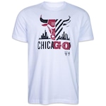 Camiseta Regular New Era NBA Neto 78 Chicago Bulls - Masculina BRANCO