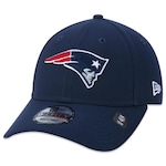 Boné Aba Curva New Era 9Forty NFL New England Patriots - Snapback - Adulto MARINHO/PETROLEO