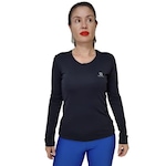 Camiseta Salomon Sonic Manga Longa - Feminina PRETO