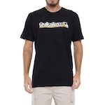 Camiseta Quiksilver M/C All Lined Up - Masculina PRETO