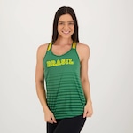 Camiseta Regata do Brasil Futfanatics Mura - Feminina VERDE