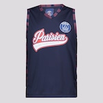 Camiseta Regata do PSG Futfanatics Lance - Infantil AZUL ESCURO