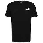 Camiseta Puma Ess Small Logo Tee - Masculina PRETO/BRANCO