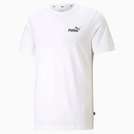 Camiseta Puma Ess Small Logo Tee - Masculina BRANCO/PRETO