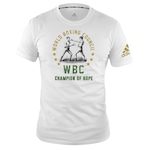 Camiseta adidas WBC Boxe - Masculina BRANCO