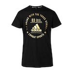 Camiseta adidas Community Line Combat Sports - Masculina PRETO