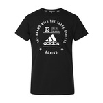 Camiseta adidas Community Line Boxing  - Masculina PRETO