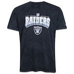 Camiseta Slim New Era Nfl Las Vegas Raiders Core - Masculina PRETO