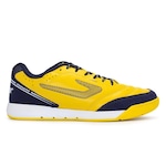 Chuteira Futsal Topper Dominator Pro IV - Adulto AMARELO/AZUL ESCURO