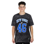 Camiseta NBA New York Knicks Number - Masculina PRETO