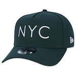 Boné Aba Curva New Era 9Forty A-Frame Nyc New York City - Snapback - Adulto VERDE