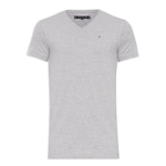 Camiseta Tommy Hilfiger Essential Vneck - Masculina CINZA