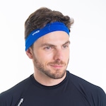 Faixa de Cabelo Snugg Wear Elástica Wear Headband Esportiva Proteção Uv50+ - Adulto AZUL