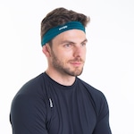 Faixa de Cabelo Snugg Wear Elástica Wear Headband Esportiva Proteção Uv50+ - Adulto VERDE