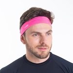 Faixa de Cabelo Snugg Wear Elástica Wear Headband Esportiva Proteção Uv50+ - Adulto ROSA CLARO