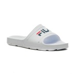 Chinelo Slide Fila Sleek - Masculino BRANCO