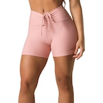 Short AVA Fitness Canelado - Feminino ROSA