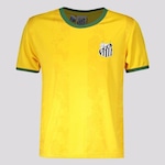 Camisa do Santos Futfanatics Brasil Matis - Infantil AMARELO