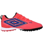 Chuteira Society Umbro Astro - Adulto LARANJA/AZUL