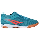 Chuteira Futsal Penalty Max 500 Ecoknit XXI - Adulto AZUL/LARANJA