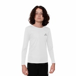 Camiseta Muvin Manga Longa Dry Basic LS FPS50 - Infantil BRANCO