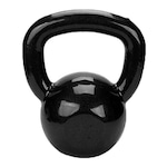 Kettlebell Emborrachado IBJ - 12kg PRETO