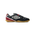 Chuteira de Futsal Umbro Attak Eternal - Adulto PRETO/PRATA