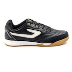 Chuteira Futsal Topper Maestro Pro IV - Adulto PRETO/BRANCO