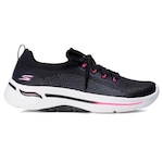 Tênis Skechers Go Walk Arch Fit Clancy - Feminino PRETO/ROSA