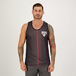 Camiseta Regata do São Paulo Futfanatics Flag - Masculina PRETO