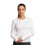 Camiseta Muvin Color Dry Workout FPS UV50 Manga Longa - Feminina BRANCO