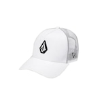 Boné Aba Curva Volcom Stone Trucker - Snapback - Adulto BRANCO