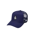 Boné Aba Curva Volcom Stone Trucker - Snapback - Adulto AZUL ESCURO