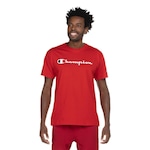 Camiseta Champion Classic Script Logo - Masculina VERMELHO