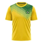 Camisa do Brasil Regia Braziline - Masculina AMARELO CLA/VERD CLA